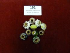 *Ten Assorted Lovelinks Beaded Glass Charms