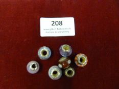 *Seven Lovelinks Glass Beads