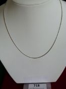 *Sterling 925 Silver Snake Chain 40cm