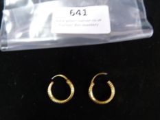*Pair of Gold Coloured Earrings