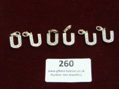 *Six Thomas Sabo Silver & CZ Charms 