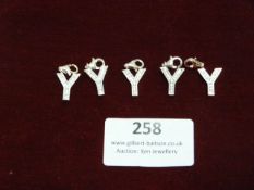 *Five Thomas Sabo Silver & CZ Charms 