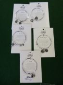 *Five Chrysalis Expandable Bangles