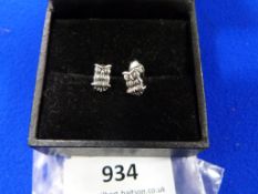 *Pair of Sterling 925 Silver Owl Studs