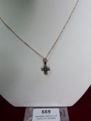 *Sterling 925 Silver Crucifix on Fine Chain