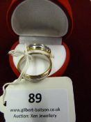 *Pair of Gold & Nickel Plated Ladies & Gents Weddi