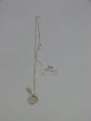 *Silver with Silver CZ Cutout Disc