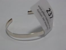 *Silver Love Cuff Black Bangle RRP:£125
