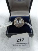 *Thomas Sabo Silver Ring set with Clear Stone RRP: