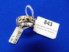 *Nomination Expanding Ring with Raised Heart