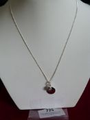 *Sterling 925 Silver Necklace with Pendant