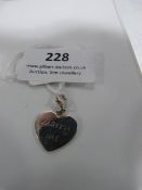 *Thomas Sabo Silver Love Heart Charm 