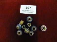 *Ten Assorted Lovelinks Beaded Glass Charms