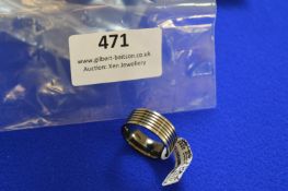 *Caron Coated Titanium Grooved Ring