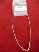 *Sterling 925 Silver & Rose Gold Pendant on Fine C