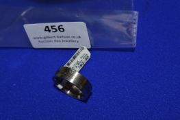 *Titanium & Platinum Ring with 0.05ct Diamond RRP: