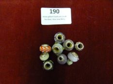 *Ten Assorted Lovelinks Beaded Glass Charms