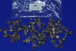 *Bag Containing 100 Sterling 925 Silver Beads and