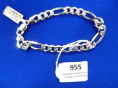 *Sterling 925 Silver Heavy Weight Bracelet