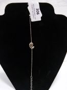 *Silver Bracelet with Charm