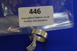 *Stainless Steel Ring with 0.02ct Diamond RRP:£114