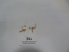 *Pair of Dragonfly Earrings