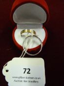 *Pair of Gold & Nickel Plated Ladies & Gents Weddi