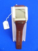 *Diesel Watch with Brown Leather Strap