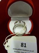 *Pair of Nickel Plated Ladies & Gents Wedding Ring