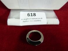 *Calvin Klein Gloss Finished Key Fob