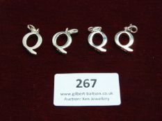 *Four Thomas Sabo Silver Charms 