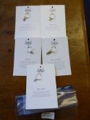 *Five Chrysalis 18ct Rose Gold Rings