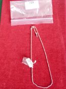 *Sterling 925 Silver Chain 42cm