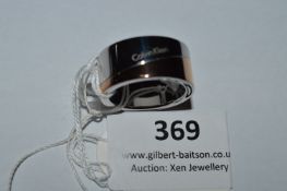 *Calvin Klein Steel & Rose Gold Two Tone Ring