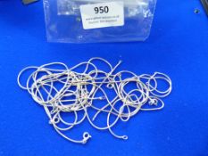 *Six Sterling 925 Silver Snake Chains 18