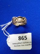 *Rennie Macintosh Sterling Silver Celtic Design Ring