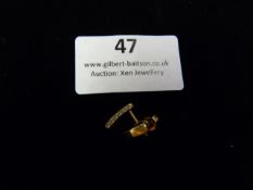 *Pair of Rose Gold Earrings with CZ Studs