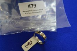 *Stainless Steel Ring with Gloss Finish