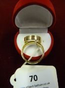 *Pair of Ladies and Gents Gold Plated Wedding Ring
