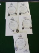 *Five Chrysalis Expandable Bangles