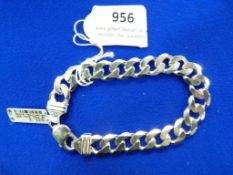 *Sterling 925 Silver Heavy Weight Bracelet