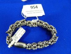 *Sterling 925 Silver Jumpring Bracelet with Magnet
