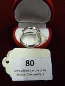 *Pair of Nickel Plated Ladies & Gents Wedding Ring
