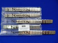 *Five Nomination Bracelets