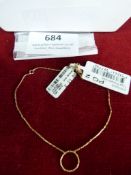 *Edblad Yoga Bracelet in Gold Finish