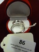 *Pair of Nickel Plated Ladies & Gents Wedding Ring