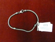 *Lovelinks Oxidised Silver Bracelet