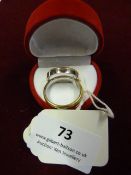 *Pair of Gold & Nickel Plated Ladies & Gents Weddi