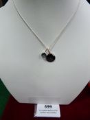 *Birthstone Pendant on Sterling 925 Silver Chain