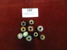 *Ten Assorted Lovelinks Beaded Glass Charms